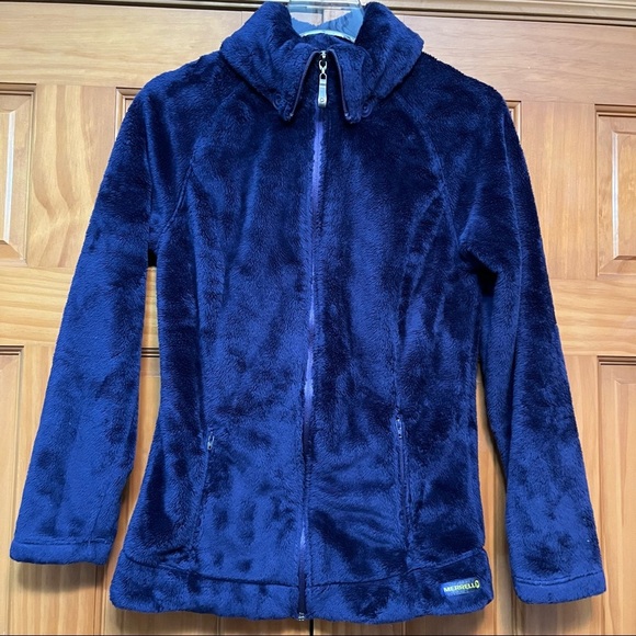 Merrell Jackets & Blazers - Merrell Navy Blue Super Soft Fleece Jacket Size Small